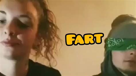 Guy farts on Girl Face